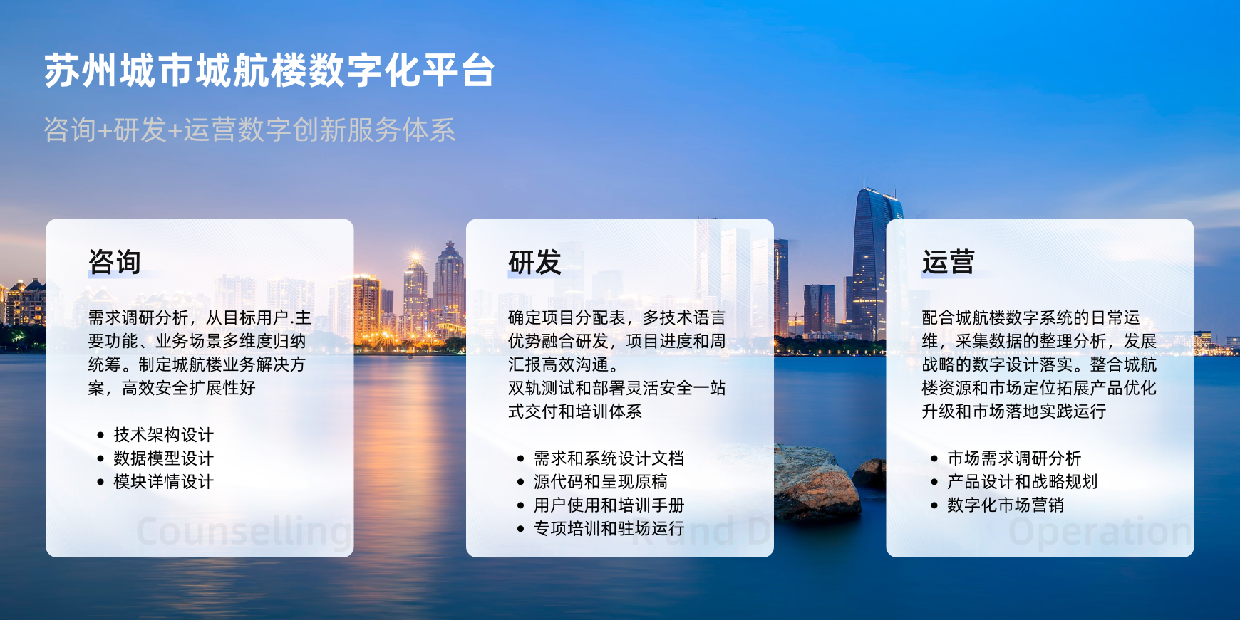 苏州城市航站楼数字化系统案例首屏展示